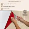 Parallelle lijnen - Lichte textuur - Beige keuken achterwand spatscherm klein -spatscherm_FR