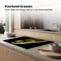 Ara - Portret - Groen Inductie beschermer vinyl 3mm klein -sfeer1