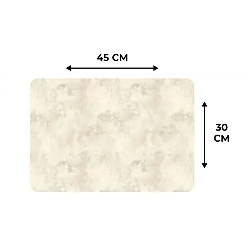 Patroon - Organisch - Beige Placemat vinyl groot 368 -specs