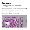 Paars - Uien - Close up Muismat XXL klein -sfeer5