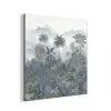 Jungle - Landschap - Blauw aluminium wit klein -3d