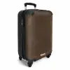 Lederen look donker bruin NBS - Handbagage koffer - Kinderen Unisex middel -productfoto_3d