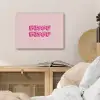 Bisou - Roze - Dikke letters PET vilt klein -sfeer3