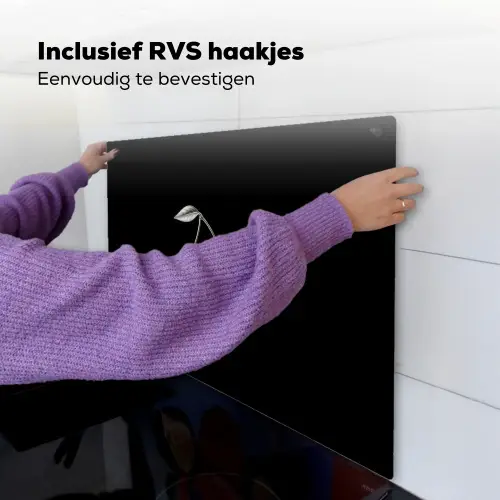 Kers - Luxueus - Metallic Inductie beschemer met haakjes middel -ky-ophangen-nl