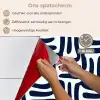 Abstract - Modern - Blauw keuken achterwand spatscherm klein 900 -spatscherm_NL