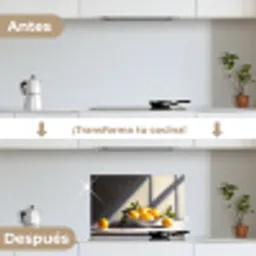 Citroenen - Stilleven - Geel keuken achterwand spatscherm klein -voor_na_ES