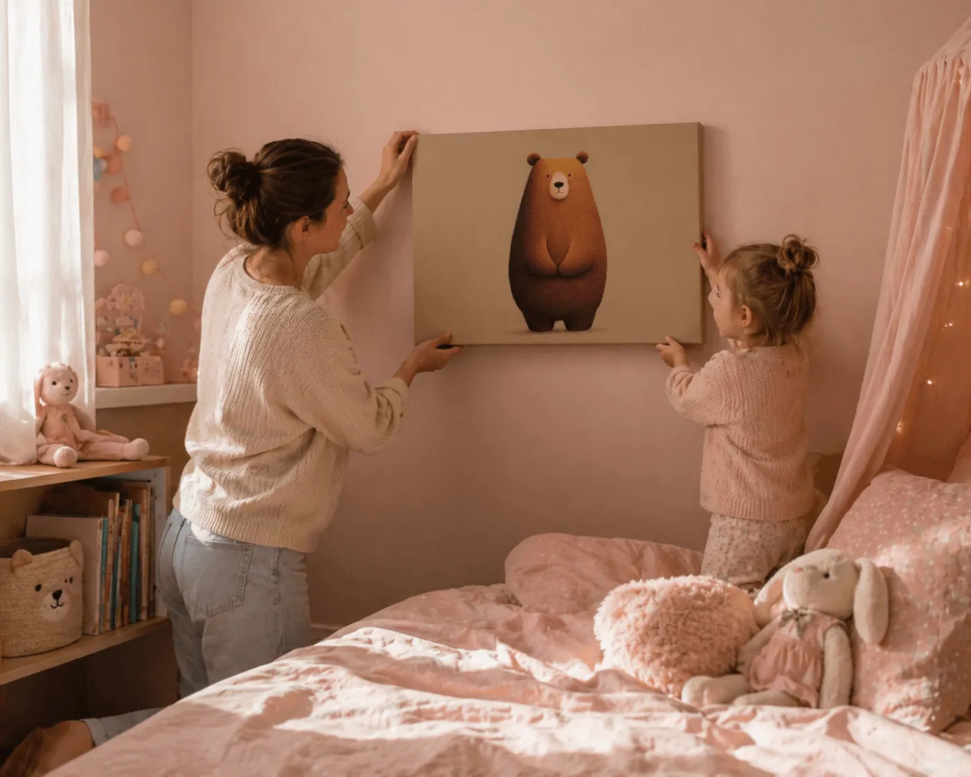kinderbilder aufhangen madchen