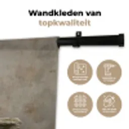 Zwaan - Elegant - Dieren - Wit Wandkleed katoen klein -sfeer2