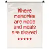Quote - Sterren - Rood - Memories Wandkleed katoen klein -zz3d