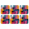 Verflook - Kunst - Modern - Abstract onderzetter kurk middel -3d