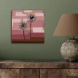 Illustratie - Bloemen - Vlakken - Abstract aluminium wit klein -sfeer2