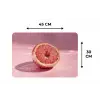 Grapefruit - Roze - Disco - Shiny Placemat vinyl groot -specs