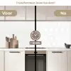 Grafisch - Patroon - Modern -  Driedubbel keuken achterwand 2 middel 871 -voor-na2_NL