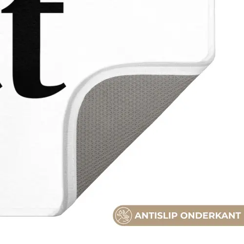 Quote - Nice butt - Wit - Spreuken WCmat klein -USP_AntislipNL