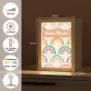 Regenboog - Pastel - Patroon Light Box met kabel (Kinderlampje) klein -USP_NL