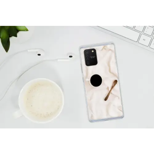 Koffie - Lepel - Mok Telefoonhoesje Samsung Galaxy S10 Lite klein -oordopS10Lite