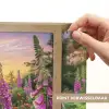 Vingerhoedskruid - Bloemen - Tuin Light Box met batterij (Wandlamp) middel -USP_websiteprintNL
