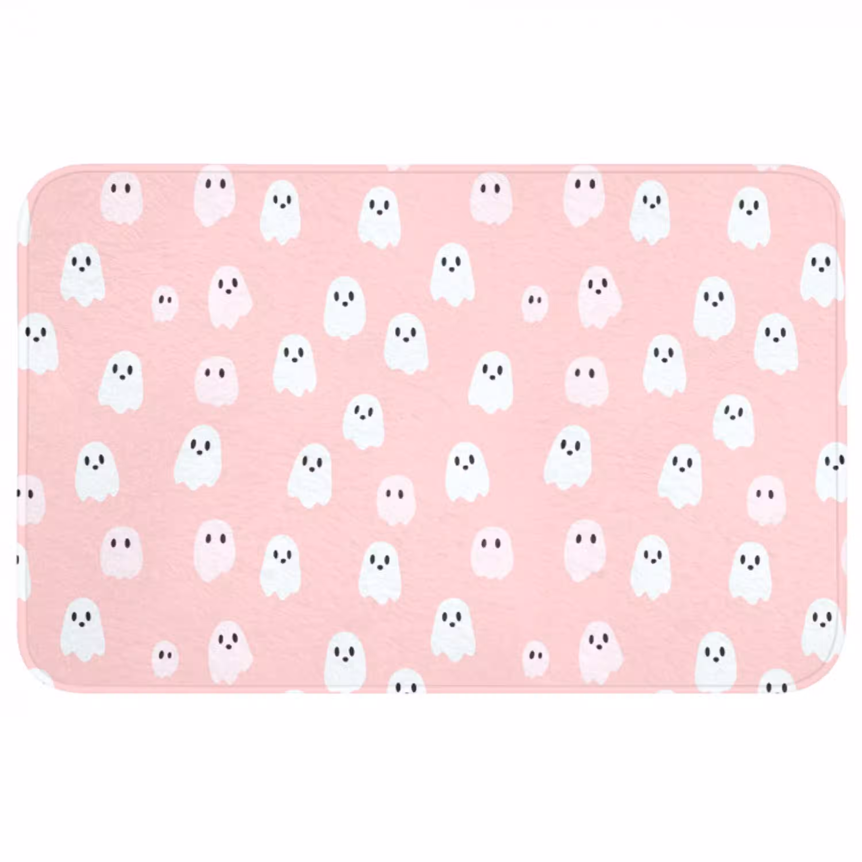 Spookjes - Patroon - Roze Badmat middel 997 -3d
