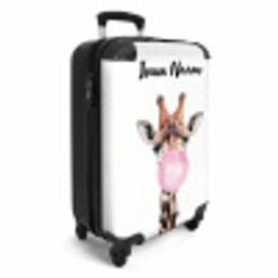 Kauwende Kobus NBS - Handbagage koffer - Kinderen Unisex middel -productfoto_3d