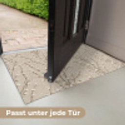 Katoen - Natuur - Taupe Deurmat klein 898 -USP_DE