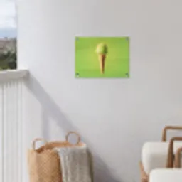 Hoorntje - Schepijs - Groen tuinposter los doek klein -sfeer8