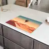 Luchtballon - Woestijn - Zonsondergang - Blauw Inductie beschermer vinyl 3mm klein -sfeer8