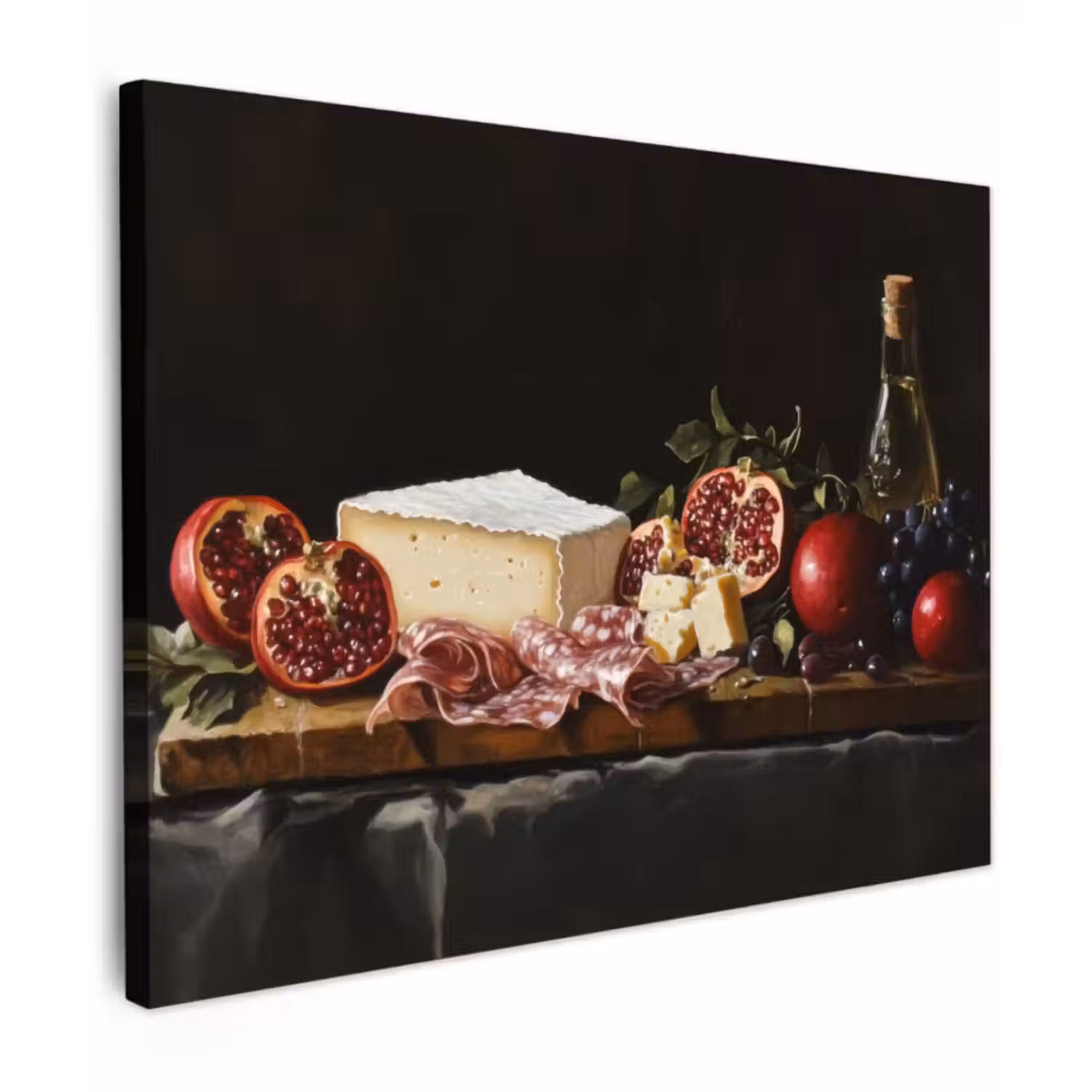 Canvas schilderij - Stilleven - Vintage - Borrelplank