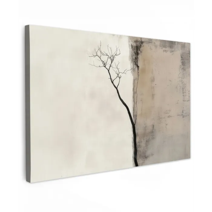 Wabi sabi - Plant - Beige canvas 2cm klein -z3d
