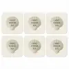 Schelp - Quote - Groen onderzetter kurk middel -3d