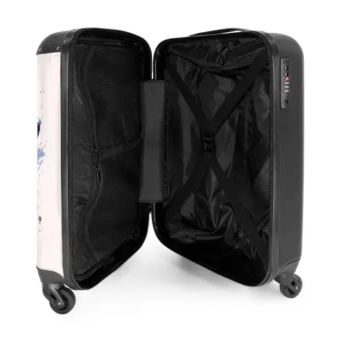 Vlinderexplosie Koffer - NBS - Handbagage middel -binnenkant