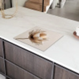 Bloem - Beige - Crème Inductie beschermer vinyl 3mm middel -sfeer8