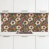 Floraal - Stilleven - Kleurrijk keuken achterwand 2 middel 871 -3d