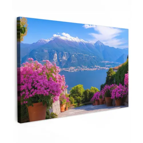 Lake Como - Italië - Landschap canvas 2cm klein -z3d