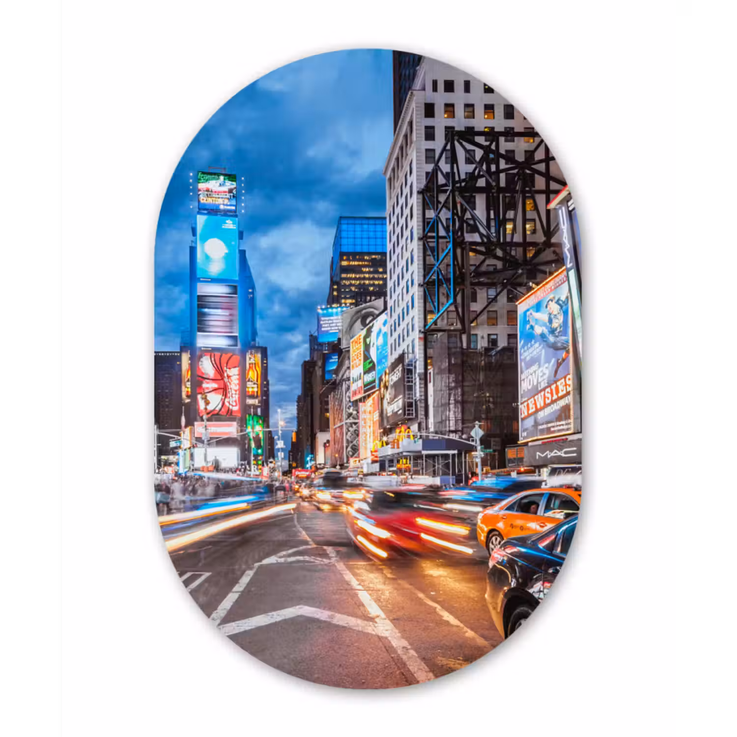 Muurovaal - New York - Architectuur - Nacht