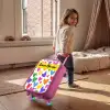 Hartjes - Patroon - Kleurrijk Kinderkoffer - Roze klein -sfeer1