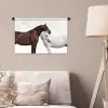 Paard - Modern - Balans Wandkleed katoen klein -sfeer4