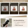 Brandweerwagen - Jongens - Kind - Rood Light Box met batterij (Wandlamp kind) middel -USP_dimbaarNL