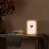 Ballon - Rood - Hart Light Box met kabel (Tafellamp) klein -sfeer4