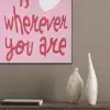 Valentijn - Hart - Liefde - Roze PET vilt klein -sfeer6_closeup