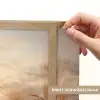 Riet - Gras - Zonsondergang - Natuur - Horizon Light Box met batterij (Wandlamp) middel -USP_websiteprintNL
