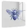 Bij - Modern - Delfts - Blauw plexiglas 5mm klein -zzzproduct_nieuw
