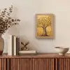 Goud - Boom - Abstract - Modern Light Box met kabel (Tafellamp) klein -sfeer2