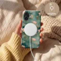 Botanisch - Bloemen - Roze Toughcase MagSafe Apple iPhone 17 klein 1017 -USP_MagsafeV