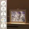 Goud - Paars - Marmer Light Box met kabel (Tafellamp) klein -USP_NL