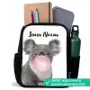 Kauwgom koala Rugzak - Zwart middel -inhoud_NL
