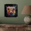 Graffiti - Schotse hooglander - Zwart - Koe plexiglas 5mm klein -sfeer3