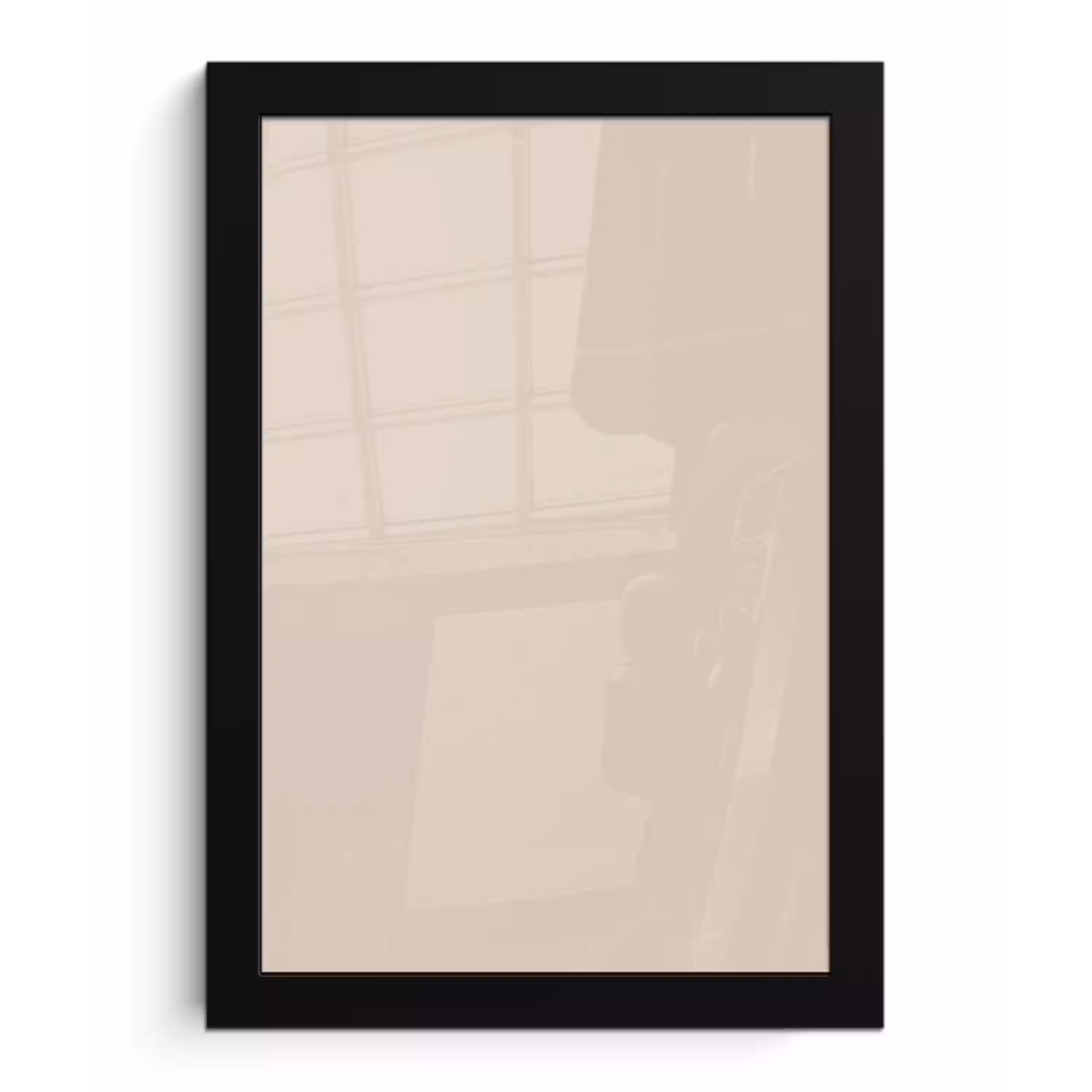 Raw - Linen - Nude fotolijst zwart zonder passe partout klein 224 -3d