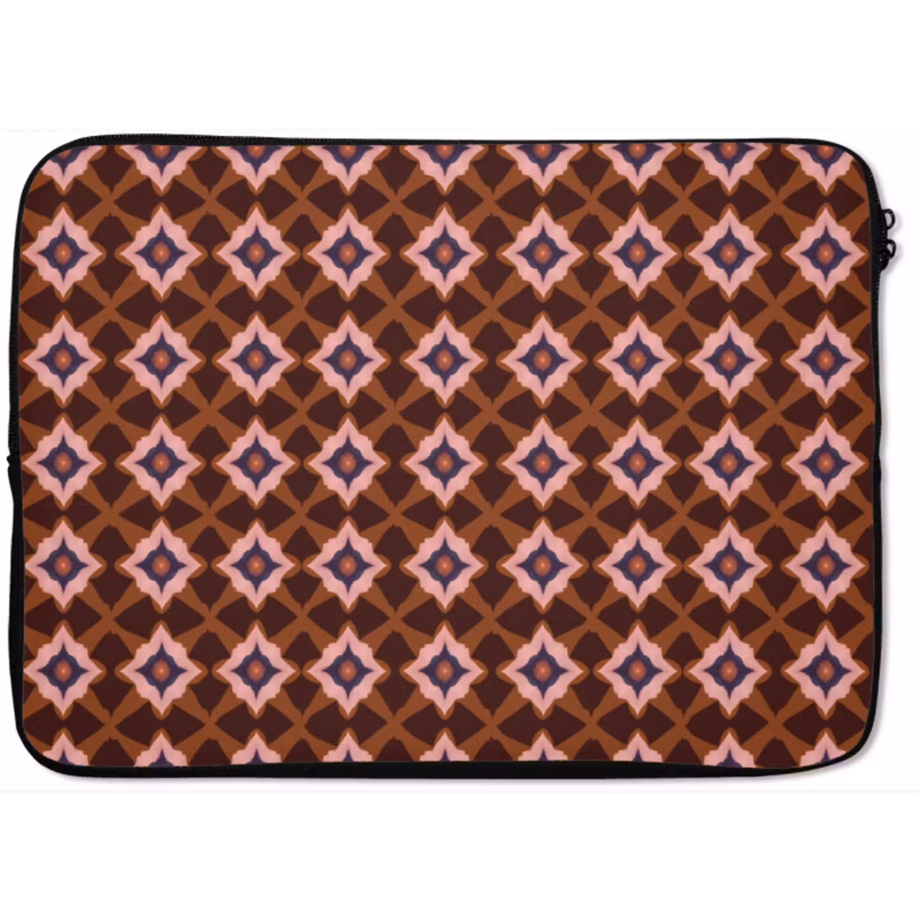 Geometrisch - Sierlijk - Bruin laptophoes neopreen klein 279 -zkaufland3dotto