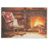 Winter - Kerst - Huis - Openhaard Deurmat klein -zkaufland3d