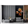 Bloem - Orchidee - Oranje fotobehang vinyl groot -bank